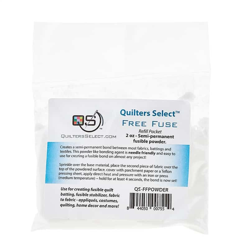 Quilters Select Free Fuse Basting Powder Refill 2 Oz Package Etsy