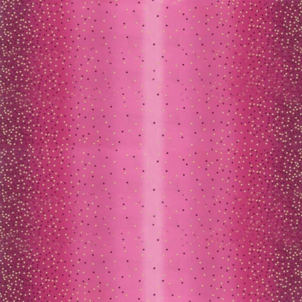 Ombre Confetti Collection Magenta Metallic Dot Pink Yardage by V and Co. for Moda Fabrics (44" x 45") Wide 100% Cotton #10807 201M