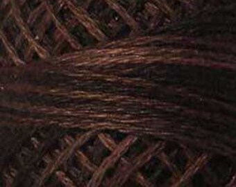 Valdani Brown Hues Variegated Cotton Floss  27  Meters~ 3 Strand Floss Thread #P12