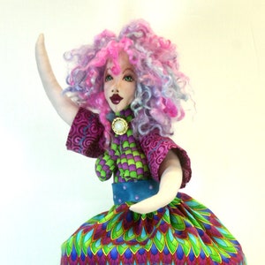 JS415E - Joy! Celebrating Life  -  15&quot;  Cloth Doll Making Sewing Pattern - PDF Download by Judy Skeel