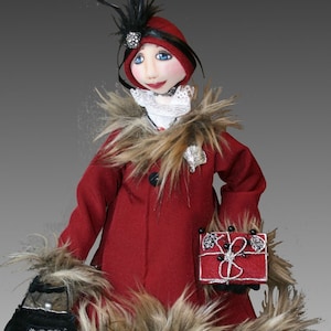 Miss Maggie,  PDF 18&quot; Cloth Doll Making Sewing Pattern by Kimberly McDermott - Download and Start Sewing Today!