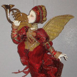 AB508E – Harold the Angel ( as in “Hark the Harold Angels Sing…”) Cloth Doll Making Patterns – PDF Download Sewing Pattern