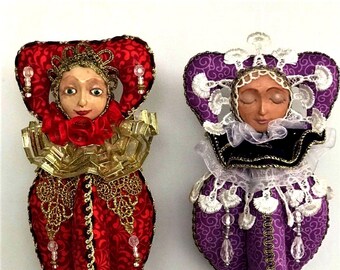 Baroque Style Ornaments Cloth Doll Sewing Pattern by Michelle Munzone