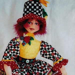 PC368E - Banbury Cross Beth, 22" Cloth Doll Sewing Pattern by Patti Medaris Culea - PDF Download E-Pattern