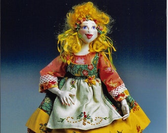 PC370E - Glorya, 45 cm Stoffpuppe Schnittmuster von Patti Medaris Culea - PDF Download E-Pattern