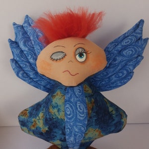 Wild Eyed Willy - 8&quot; Tall Cloth Doll Sewing Pattern by Cyndy Sieving - PDF Instant Download – Start Sewing and Doll Making Today!