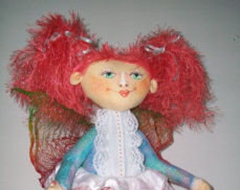 The Tooth Fairy - 15" Tall Fairy Cloth Doll Sewing Pattern by Cyndy Sieving - PDF Instant Download Start Sewing Today!