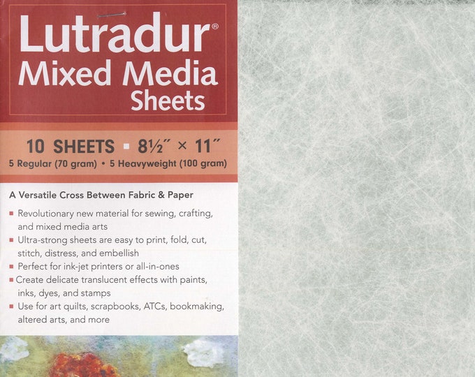 Lutradur Mixed Media Sheets 10 Sheets 8.5 X 11 Cross Etsy