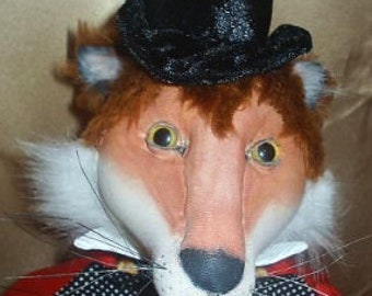 SR824E - Fuchs Jagd - Stofftier Puppenherstellung Schnittmuster von Suzette Rugolo, PDF Download