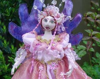 MM240E – ARWEN, a beautiful Fairy, Height 16" (40 cm) Tall Cloth Doll Pattern