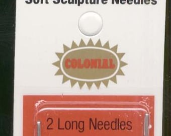 Agulhas de escultura macias para fazer bonecas - Tamanho 3,5" e 5"