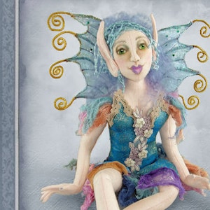 PL831E - Laureli - 13" Fairy PDF Cloth Doll Making Pattern