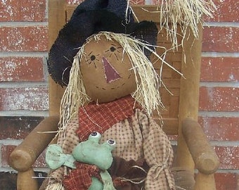RP345E - Gus Scarecrow, PDF Download Cloth Doll Pattern by Michelle Allen of Raggedy Pants Designs