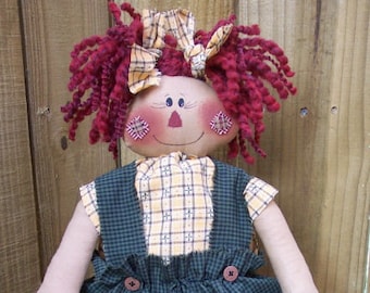 RP174E - Patches, Raggedy Ann Doll Sewing Pattern by Michelle Allen of Raggedy Pants Designs - PDF Download