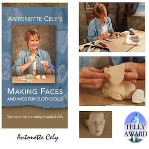 Making Faces for Cloth Dolls DVD by Antonette Cely