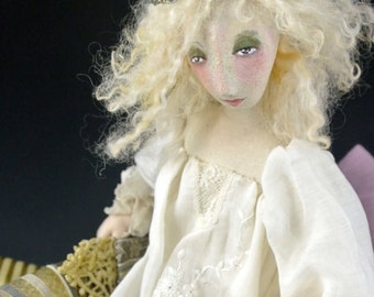 CR938E - The Princess and the Pea PDF - Cloth Art Doll Tutorial and Sewing Pattern by Cindee Moyer