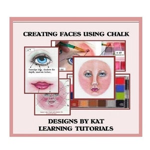 Creating Doll Faces with Chalk PDF Tutorial By Kat Lees  - PDF Download Doll Face Making Tutorial