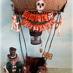 Lezione di creazione di bambole, giro in mongolfiera Bone Voyage, progetto di bambole artistiche di Susan Barmore (download PDF) - SE531