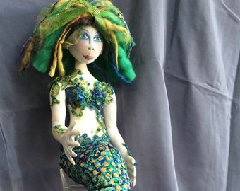 JX916E – SPLASH The Magical Mermaid - 18" Cloth Doll PDF  Sewing Pattern