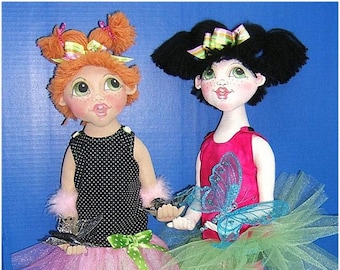 Judi Ward Original Design - Bug!  ~ Cloth Doll  Making E-Pattern - Download Sewing Pattern