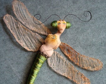 CR922E – Damselfly, Cloth Doll Pattern (PDF Download)