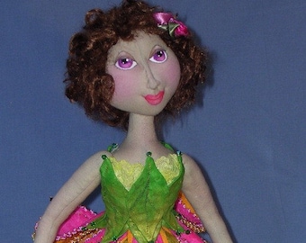 NH702E – Tulip, Cloth Fairy Doll Pattern
