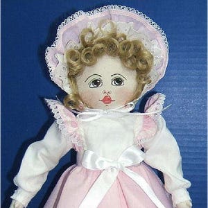 Judi Ward origineel ontwerp - Babyland Rag ~ Doek Rag Doll maken E-patroon - Download naaipatroon
