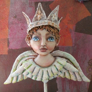 Doll Making Class, Shabby Chic Angel, Art Doll Project by Susan Barmore (PDF Download) - SE530E