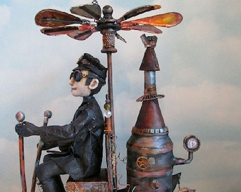 Doll Making Class, Steampunk Wenzel , Steampunk Art Doll Project by Susan Barmore (PDF Download) - SE510E
