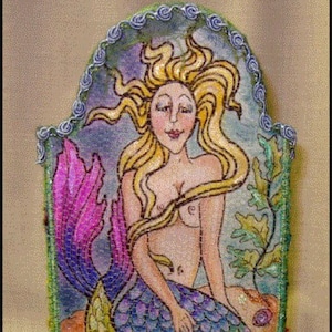 PL832E – Mermaid Fabric Box, Online PDF Download Class by Patti LaValley