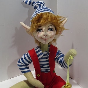 SM924E - Pix & Pax  - 9" Pixie/Elf/Fairy Cloth Doll Making Sewing Pattern - PDF Download