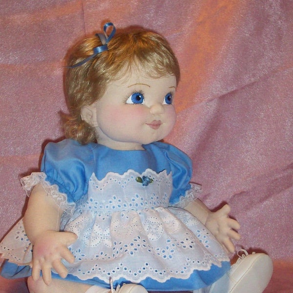 Bonnie,  16" to 18” Baby Doll Sewing Pattern – PDF Download Doll Making Pattern by Darlene Rausch - DR103