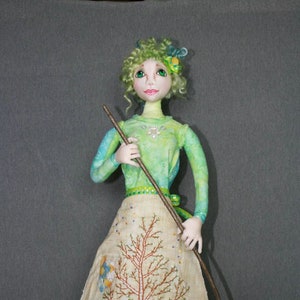 Spring Woods, 20&quot; Tall Stump Doll PDF Cloth Doll Making Sewing Pattern by Kimberly McDermott - Download and Start Sewing Today!