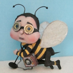 SE497E - Honey Dectector, Cloth Sewing Doll Pattern - PDF Download