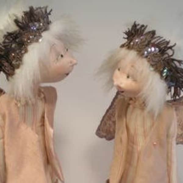JM918E - Dot the Pocket Angel PDF Doek Art Doll Naaipatroon - Downloaden