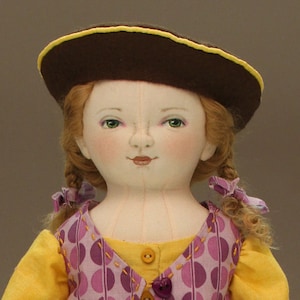 Cloth Doll  Pattern Amadine - PDF Instant Download e-pattern - DH121E