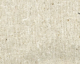 Primitive Doll Making Fabric -  Osnaburg Muslin - 100% Cotton - Natural, Cloth Doll Making Fabric, Doll Skin/Body - 1 Yard
