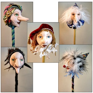 Cloth Marrotte,  Cloth Doll Making Workshop by Judy Skeel - 4 Lessons, 5 Different Heads - Instant Digital Download - PDFs