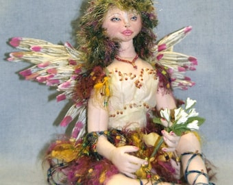 JS418E - Camille PDF Cloth Fairy Doll Download Pattern by Judy Skeel