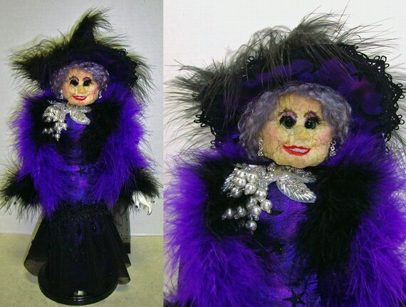 apple head witch doll