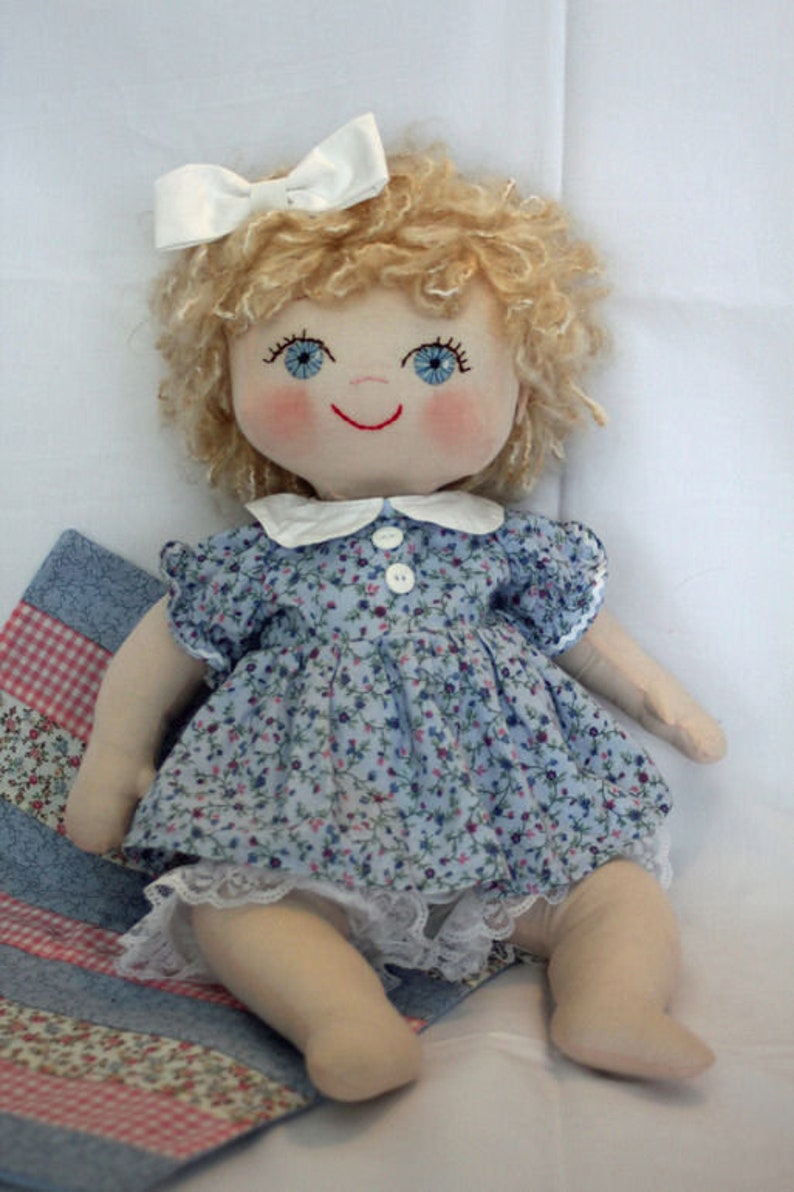 RC602E Maggie Mae 18 Baby Doll Sewing Pattern PDF Download Doll Making Pattern image 1