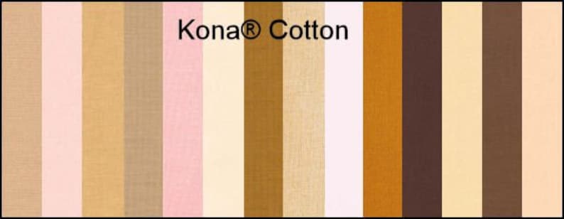 Doll Making Body and Skin Fabric - 100% cotton - Kona Cotton Fabric Solid Colors by Robert Kaufman - 1 Yard - Quality Woven Sewing Fabric image 1