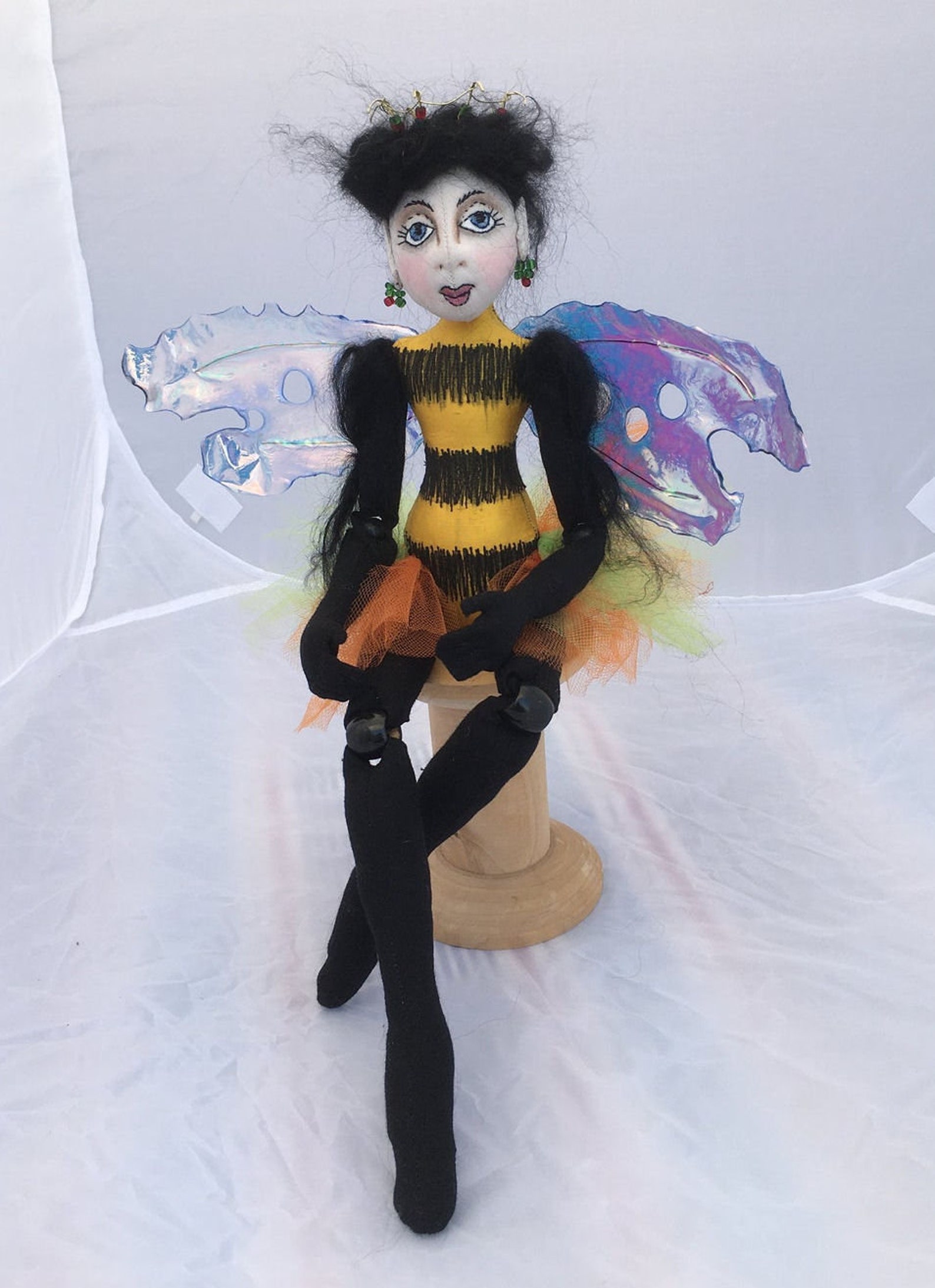 New – Queen Bee, 14” Cloth Doll Sewing Pattern by Jan Horrox – PDF ...