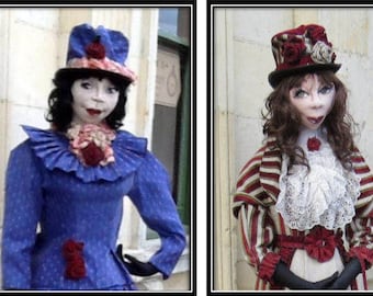 SM916 - Beschermvrouwe van TOTE - Levensgrote stoffen pop naaipatroon (naaister Dummy)