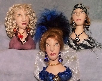 JS422E - Lucky Penny,  Cloth Pin Doll Sewing Pattern by Judy Skeel - PDF Digital Download