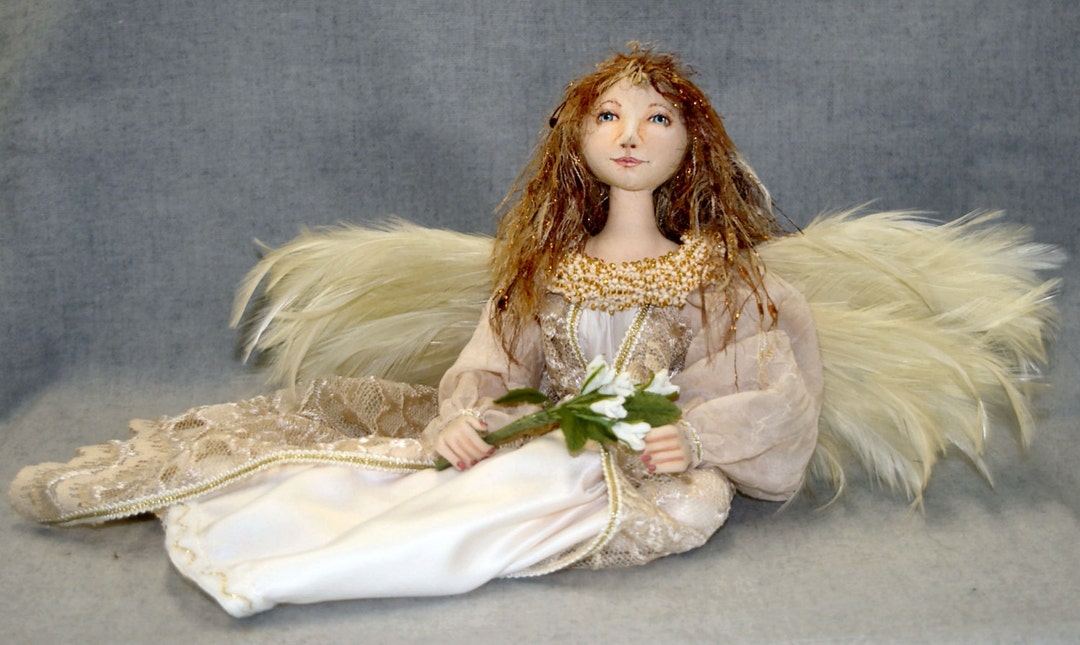 JS412E - Seated Angel, Cloth Doll Pattern - PDF Download Sewing Pattern ...