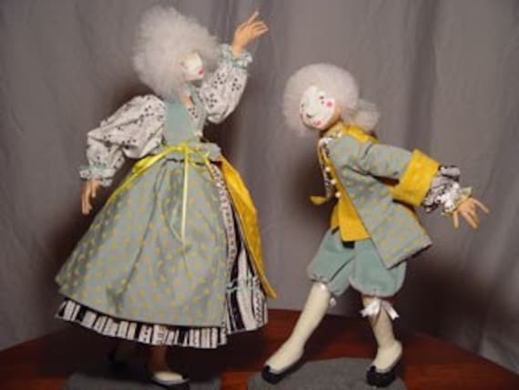Pas de Deux, Cloth Art Doll Pattern by Barbara Schoenoff - PDF Instant Download Doll Making Pattern