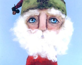 SE804 - Papai Noel, padrão de boneca de tecido de 11", padrão de boneca de pano de costura - PDF Download por Susan Barmore