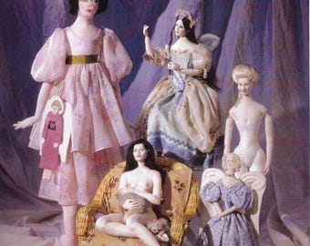 Teoria e prática de fabricação de bonecas de pano - livro de Antonette Cely