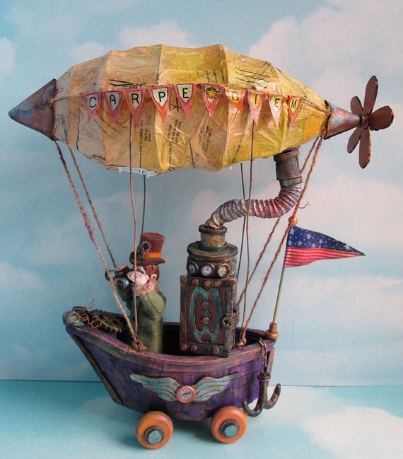 Doll Making Class – Looking For La La Land, Art Doll Project by Susan Barmore (PDF Download) - SE508E
